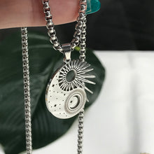 Load image into Gallery viewer, YIN YANG SILVER CELESTIAL NECKLACE
