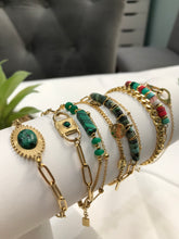 Load image into Gallery viewer, Malachite Stone Bracelet
