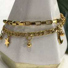 Load image into Gallery viewer, SILVER CELESTIAL CHAIN BRACELET
