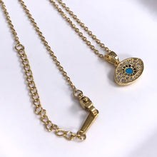 Load image into Gallery viewer, DAINTY EVIL EYE NECKLACE
